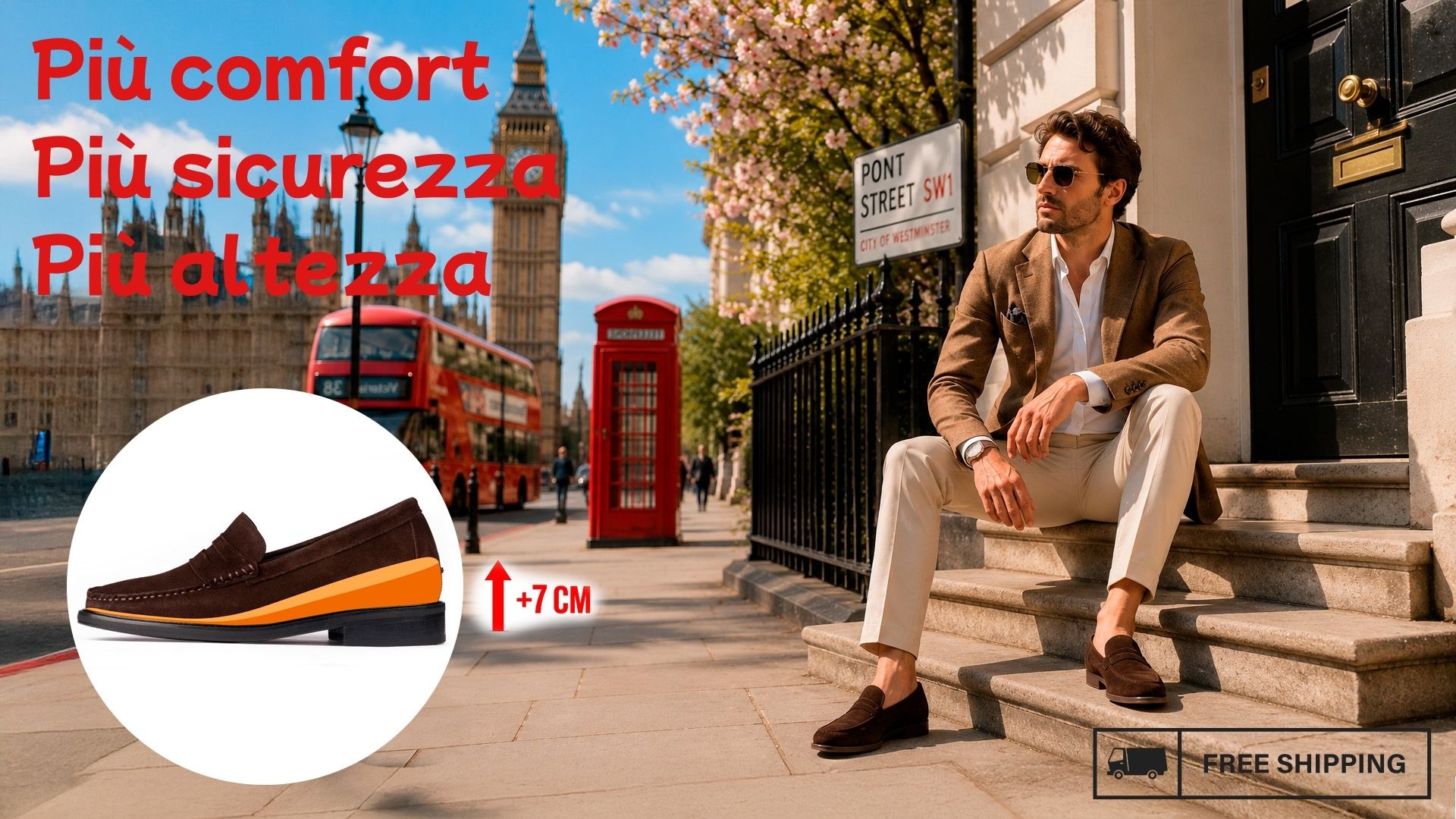 Scarpe per essere pi&ugrave; alto
